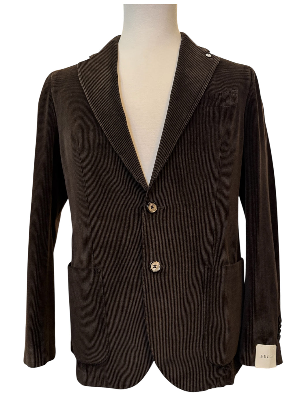 LBM Cotton Cashmere Velvet Corduroy Chocolate