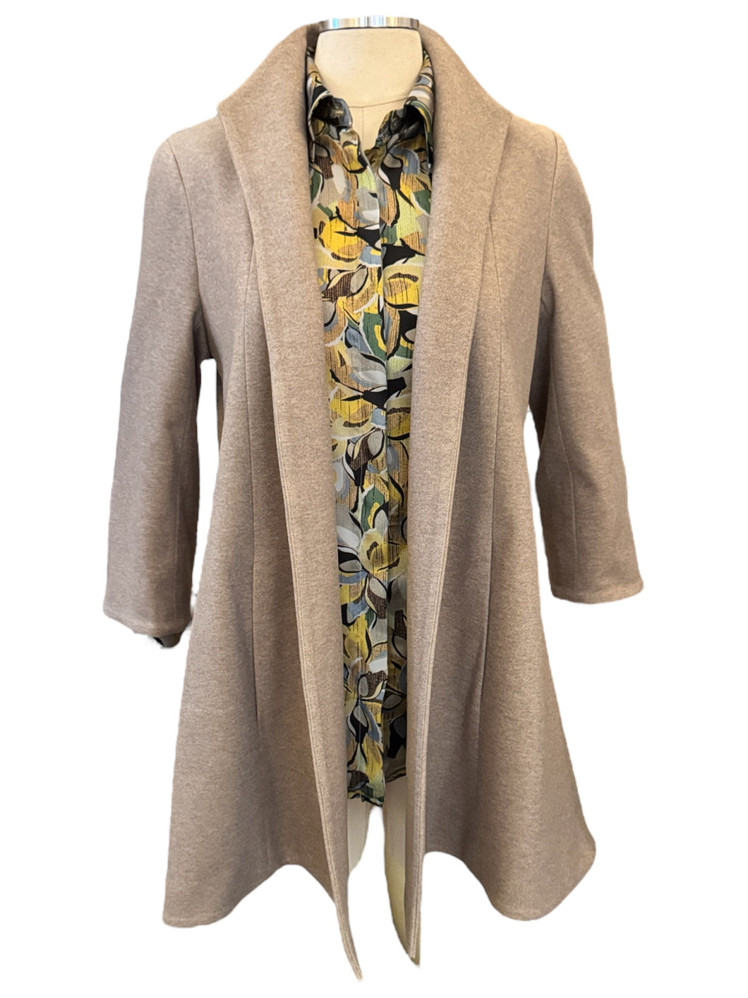 E&F Swing Coat Taupe