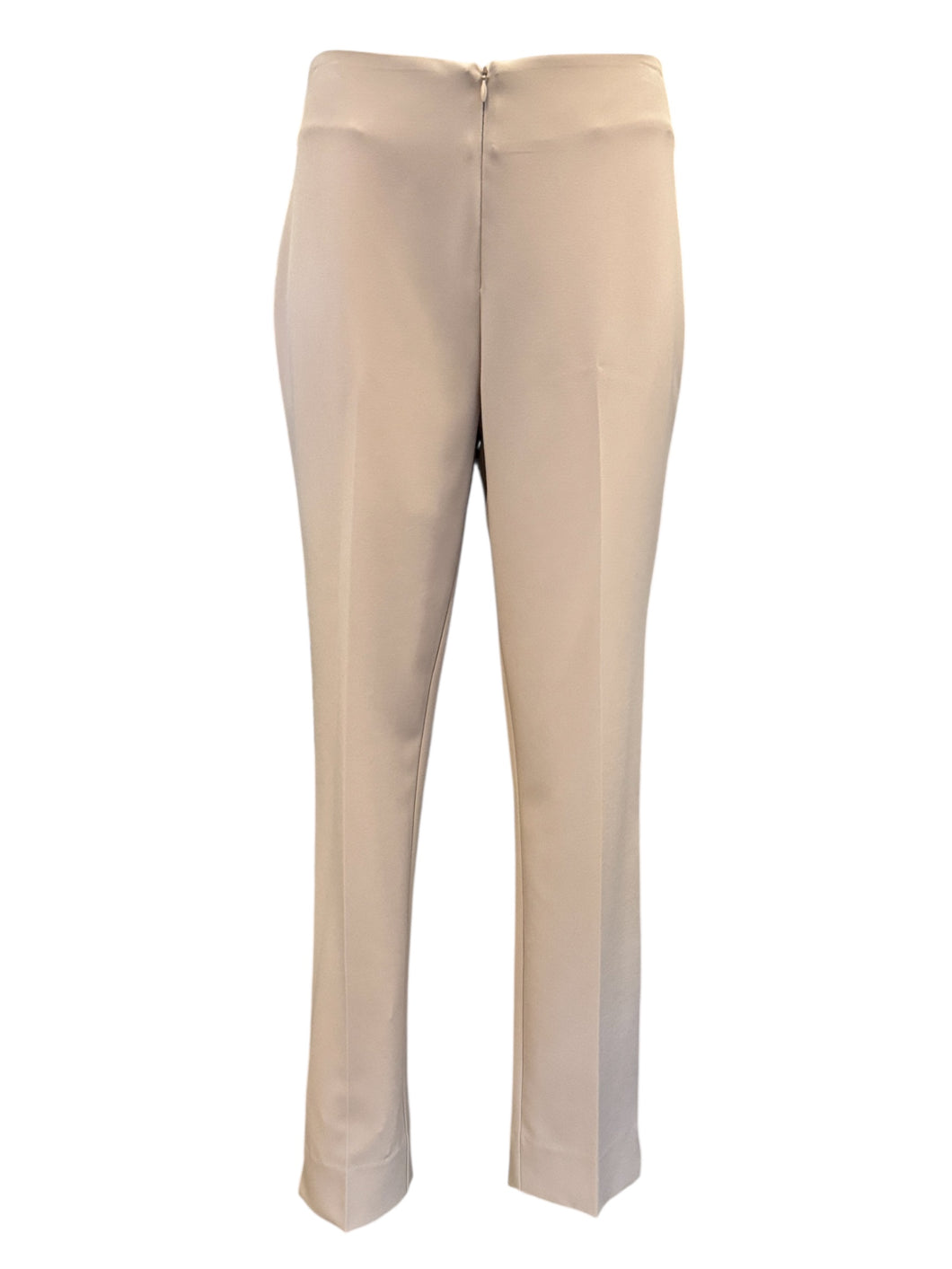 E&F Front Zip Ankle Pant Sand