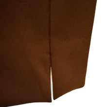 Load image into Gallery viewer, E&amp;F Front Zip Ankle Pant Brown
