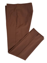 Load image into Gallery viewer, E&amp;F Front Zip Ankle Pant Brown
