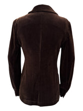 Load image into Gallery viewer, GoodMatch Cotton Velvet Stretch Blazer Chocolate
