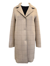 Load image into Gallery viewer, GoodMatch Neoprene Coat Beige Tartan
