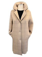 Load image into Gallery viewer, GoodMatch Neoprene Coat Beige Tartan

