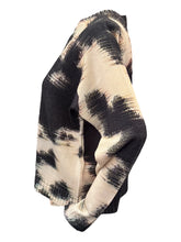 Load image into Gallery viewer, Psophia Merino Wool Crewneck Sweater in Animal Print
