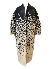 Load image into Gallery viewer, Psophia Black and White Oversized Coat
