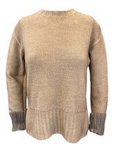 Load image into Gallery viewer, Arovescio Double Dyed Merino Wool Crewneck Sweater Cocoa
