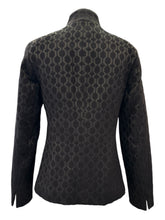Load image into Gallery viewer, E&amp;F Shaped Jacket Black Geo Texture
