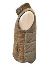 Load image into Gallery viewer, Waterville Theo Faux Suede Vest Camel
