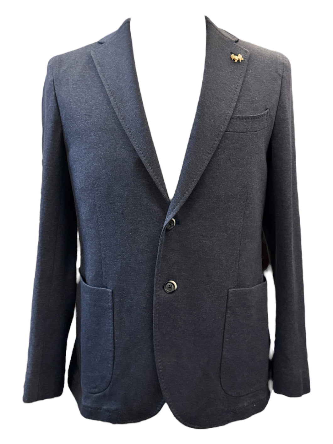 Tombolini Dream Jacket in Navy Cotton Jersey