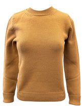 Load image into Gallery viewer, Scaglione Merino Wool Crewneck Sweater Camel
