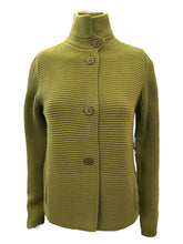 Load image into Gallery viewer, Hubert Gasser Ottoman Stitch Cardigan Jacket - Moss

