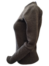 Load image into Gallery viewer, Scaglione Merino Wool Crewneck Sweater Charcoal
