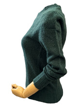Load image into Gallery viewer, Scaglione Merino Wool Blend Crewneck Sweater Green
