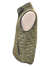 Load image into Gallery viewer, Waterville Theo Wool Tweed Windowpane Vest Olive

