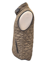Load image into Gallery viewer, Waterville Theo Wool Tweed Windowpane Vest Brown
