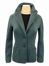 Load image into Gallery viewer, Amina Rubinacci Toledo Sweater Jacket Malachite Herringbone
