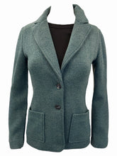 Load image into Gallery viewer, Amina Rubinacci Toledo Sweater Jacket Malachite Herringbone
