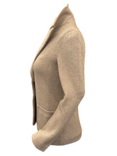 Load image into Gallery viewer, Amina Rubinacci Toledo Sweater Jacket Caramel Herringbone
