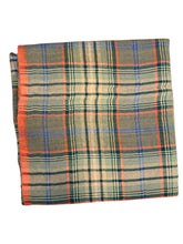 Load image into Gallery viewer, Hartford Long Rectangular Woven Wool Scarf Green/Orange
