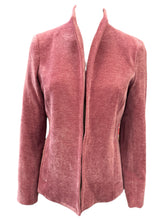 Load image into Gallery viewer, E&amp;F Shaped Jacket Dusty Rose Velvet
