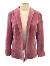 Load image into Gallery viewer, E&amp;F Shaped Jacket Dusty Rose Velvet
