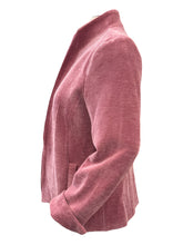 Load image into Gallery viewer, E&amp;F Shaped Jacket Dusty Rose Velvet
