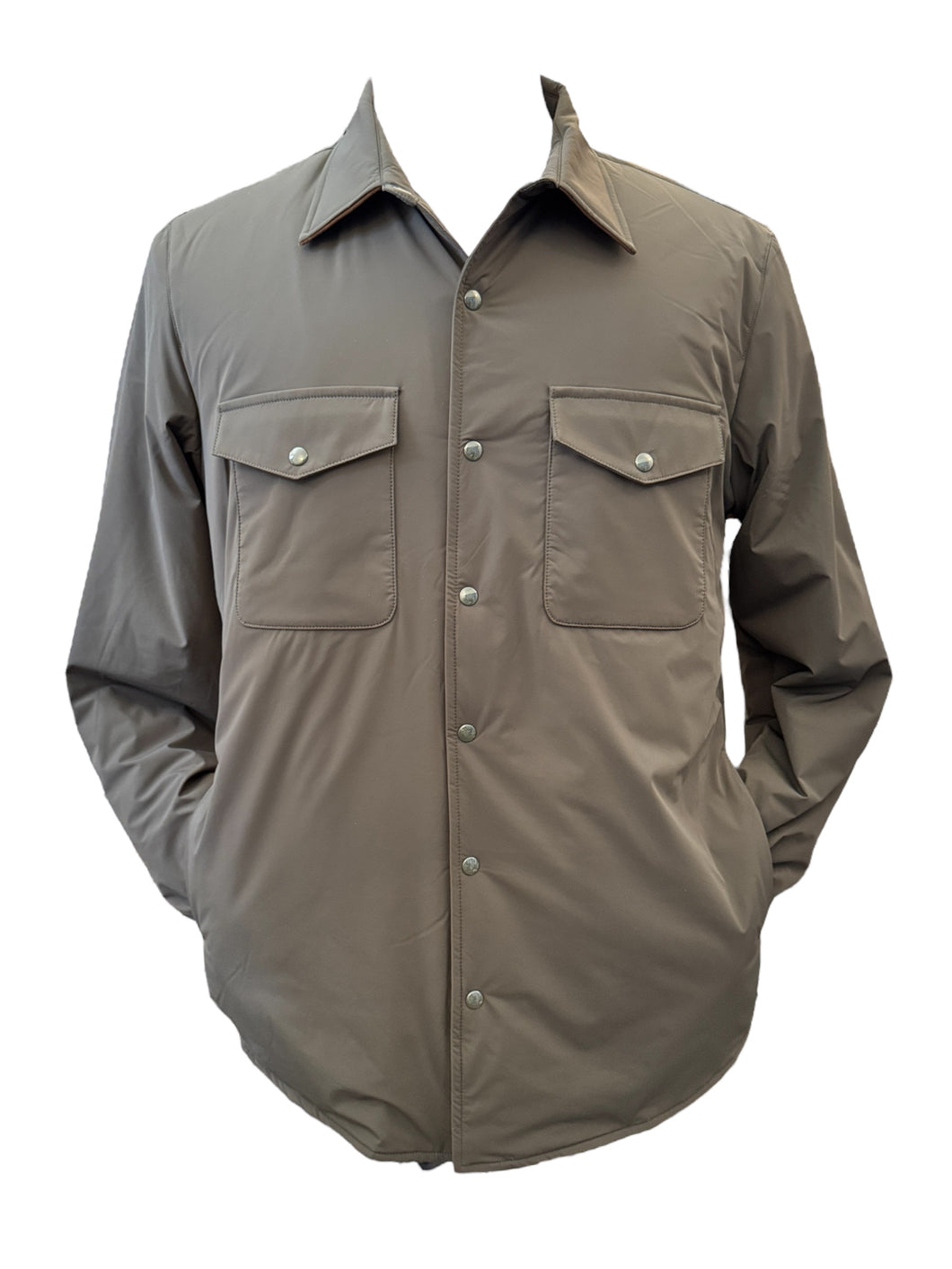 Manto All Season Travel Overshirt Deep Olive