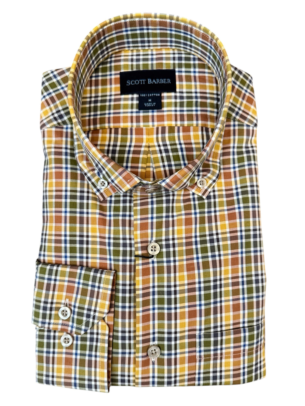 Scott Barber Canclini Twill Plaid Auburn