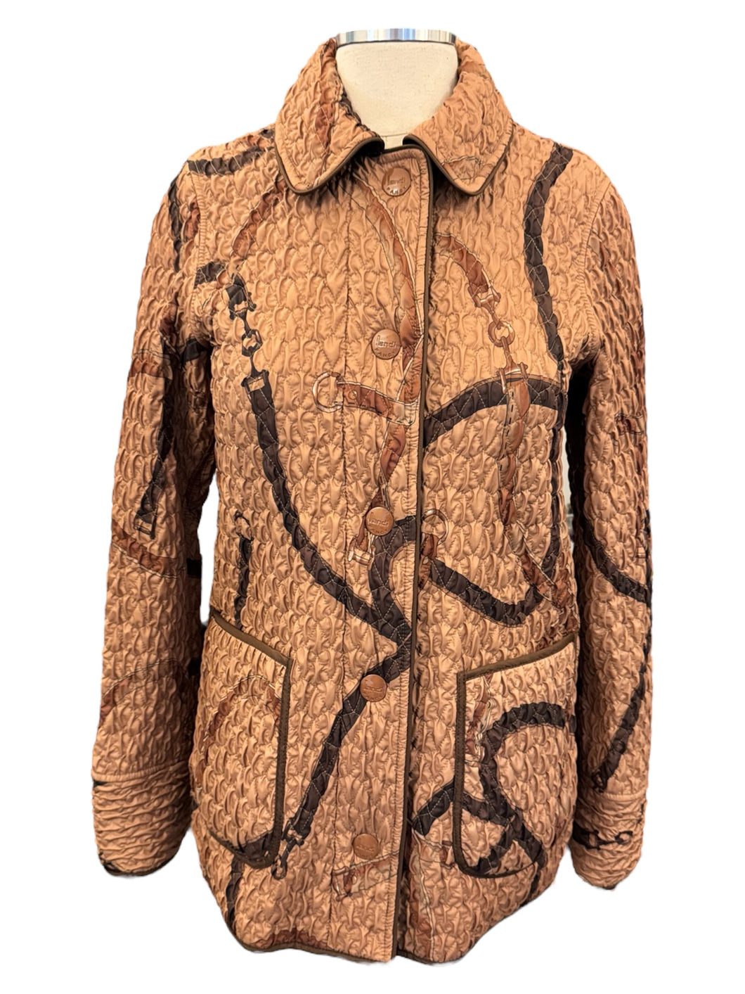 Landi Reversible Quilted Jacket Cheval Russet
