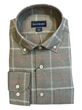 Load image into Gallery viewer, Scott Barber Essex Flannel Plaid Pine Heather
