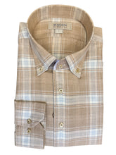 Load image into Gallery viewer, Hagen Shirt Brushed Cotton Plaid Sand
