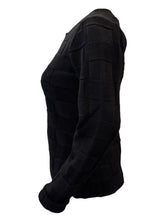 Load image into Gallery viewer, Arovescio High Button Cardigan Sweater Black
