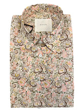 Load image into Gallery viewer, Xacus Women&#39;s Shirt - Pink, Green and Taupe Floral
