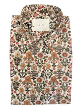 Load image into Gallery viewer, Xacus Women&#39;s Shirt - Orange, Olive and Green Floral
