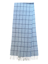 Load image into Gallery viewer, Alan Paine Cabrich Cashmere Blend Windowpane Plaid Scarf

