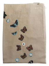 Load image into Gallery viewer, Janavi Merino Wool Shawl w/Embroidered and Beaded Butterflies
