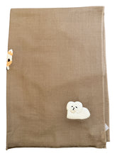 Load image into Gallery viewer, Janavi Merino Wool Shawl w/Embroidered Dogs
