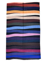 Load image into Gallery viewer, Barbieri Lightweight Wool Printed Scarf Stripes
