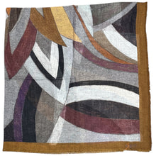 Load image into Gallery viewer, Barbieri Lightweight Wool/Silk Printed Shawl Petals
