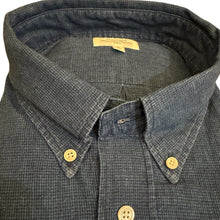Load image into Gallery viewer, Hartford Linen/Cotton BD Shirt Dark Indigo
