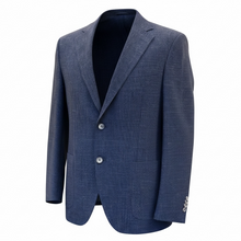 Load image into Gallery viewer, T&amp;V Zephyr Sportcoat Blue Tick Stripe
