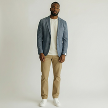 Load image into Gallery viewer, LBM Linen Blend Sport Coat Light Blue
