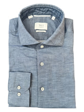 Load image into Gallery viewer, Eterna Soft Cotton/Linen Shirt - Blue
