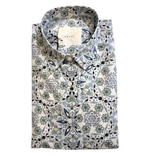 Load image into Gallery viewer, Xacus Women's Shirt - Blue/Green Floral
