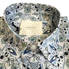 Load image into Gallery viewer, Xacus Women's Shirt - Blue/Green Floral

