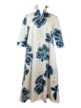 Load image into Gallery viewer, Rosso 35 Cotton Shirt Dress Dress Green/Blue Floral
