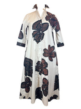 Load image into Gallery viewer, Rosso 35 Cotton Shirt Dress Dress Brown/Black Floral
