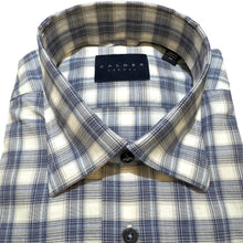 Load image into Gallery viewer, Calder Shirt Luxe Panama Windowpane Blue

