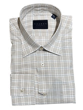 Load image into Gallery viewer, Calder Shirt Luxe Poplin Graph Check Sand
